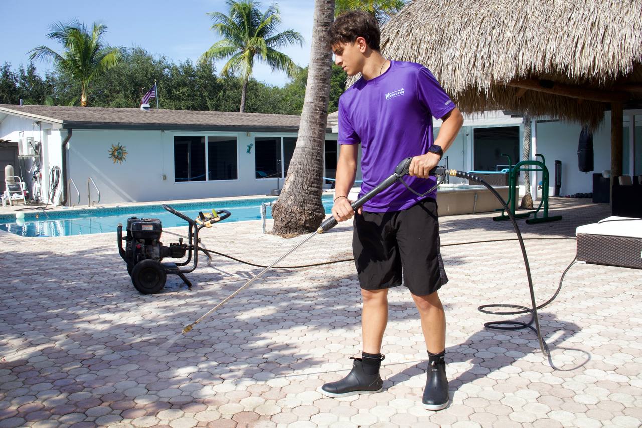 Backyard Cleaning