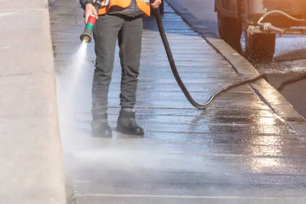 Sidewalk Cleaning