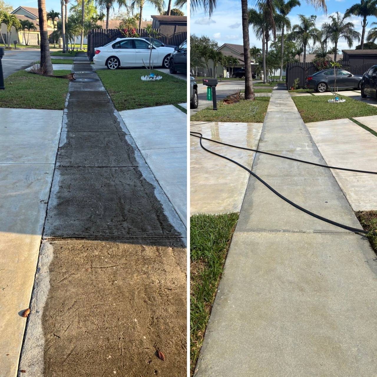Sidewalk Before/After 1 – Hydrotec